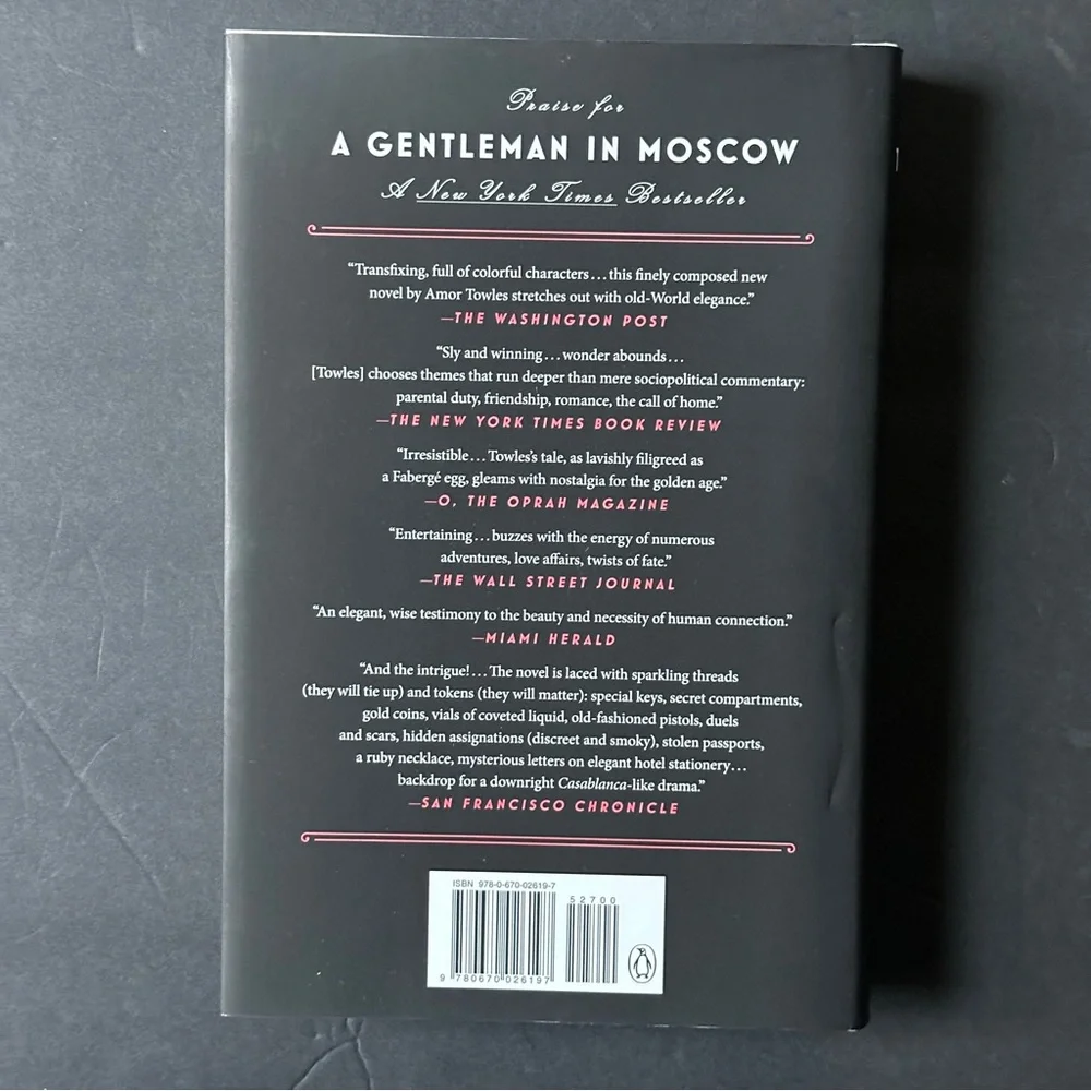 A Gentleman in Moscow by Amor Towels | Historical Fiction | Hardcover Book - Picture 2 of 9